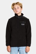Кофта Didriksons EXA KIDS HALF Z колір чорний однотонна 505638
