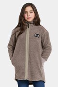 Παιδική μπλούζα Didriksons AMPERE KIDS FZ L χρώμα: καφέ, 505678