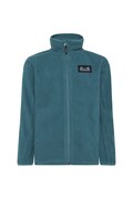 Суичър Didriksons MALAKIT KIDS FZ в тюркоазено с изчистен дизайн 505988