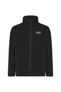 Суичър Didriksons MALAKIT KIDS FZ в черно с изчистен дизайн 505988