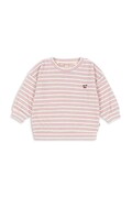 Konges Sløjd bluza dziecięca z bawełną ITTY SWEAT SHIRT GOTS kolor różowy wzorzysta KS103831