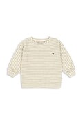 Konges Sløjd bluza dziecięca z bawełną ITTY SWEAT SHIRT GOTS kolor żółty wzorzysta KS103831