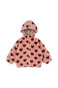 Παιδική μπλούζα Konges Sløjd JODY TEDDY HOODIE GRS χρώμα: ροζ, KS104068