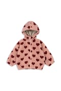 Konges Sløjd bluză copii JODY TEDDY HOODIE GRS culoarea roz, cu imprimeu, KS104068