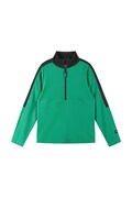 Дитяча кофта Reima Laduille колір зелений однотонна 5200393A