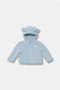 Kojenecká mikina The North Face BABY CAMPSHIRE F/Z HOODIE modrá barva, s kapucí, hladká, NF0A88VWBPO1