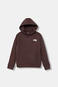 Dětská mikina The North Face TEEN SIMPLE DOME HOODIE fialová barva, s kapucí, s potiskem, NF0A8AXVBQ71