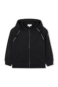 Marc Jacobs bluza dziecięca kolor czarny z kapturem gładka W60659