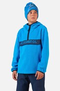 Rossignol bluza dziecięca ALLTRACK kolor niebieski z kapturem gładka RLOYL02