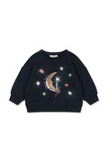 Konges Sløjd bluza bawełniana dziecięca LOUPY LOU SWEAT SHIRT OCS kolor granatowy z nadrukiem KS104350