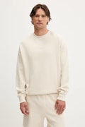 Βαμβακερή μπλούζα Tommy Jeans χρώμα: μπεζ, DM0DM21622