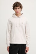 Bombažen pulover Tommy Jeans moški, bež barva, s kapuco, DM0DM21922