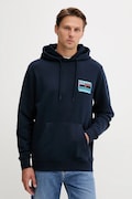 Tommy Jeans bluza bawełniana męska kolor granatowy z kapturem z nadrukiem DM0DM22077