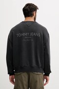 Tommy Jeans bluza bawełniana męska kolor szary z aplikacją DM0DM22079