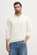 Barbour bluza bawełniana ROSFORD męska kolor beżowy gładka MOL0701