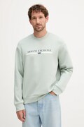 Armani Exchange bluza męska kolor zielony z nadrukiem XM000982 AF10818