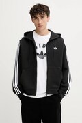 adidas Originals bluza Spacer Hoodie męska kolor czarny z kapturem z aplikacją JX1507