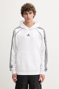 adidas Originals felpa Teamgeist uomo colore bianco con cappuccio con applicazione JY6393