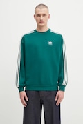 Dukserica adidas Originals Oversize Crew boja: zelena, s aplikacijom, KA0467