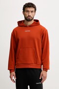 Calvin Klein Performance felső narancssárga, nyomott mintás, kapucnis, LVGMF5W302