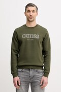 Guess bluza męska kolor zielony z aplikacją M5BQ08 K9Z21