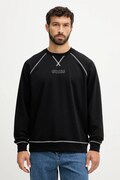 Guess felpa uomo colore nero con applicazione U5RQ00 KCO31