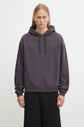 The North Face sweatshirt Redbox gray color hooded smooth NF0A8EFZ0SA1
