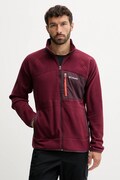 Columbia bluza Fast Trek męska kolor bordowy gładka 2135691