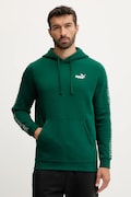 Puma bluză culoarea verde, cu glugă, cu imprimeu, 684675