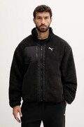 Puma geacă cu două fețe culoarea negru, de iarnă, 688371