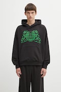 Βαμβακερή μπλούζα Puma PUMA x RIPNDIP χρώμα: μαύρο, με κουκούλα, 632414