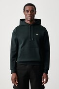 Lacoste bluza z kapturem męska bawełniana zielona SH9839