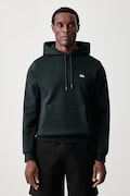 Lacoste bluza z kapturem męska bawełniana zielona SH9839