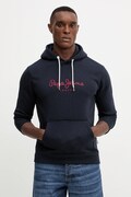 Pepe Jeans bluza męska kolor granatowy z kapturem z aplikacją PM5800009