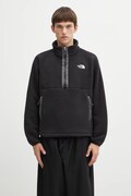 The North Face bluza Fleeski 1/4 zip męska kolor czarny gładka NF0A88XRKX71