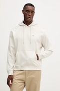 Bavlnená mikina Calvin Klein Jeans béžová farba, s kapucňou, jednofarebná, LV04RC297G