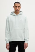 Calvin Klein Jeans bluza z kapturem męska bawełniana turkusowa LV04RC297G