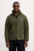 Поларен суичър Tommy Hilfiger мъжки в зелено с изчистен дизайн MW0MW40420