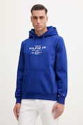 Tommy Hilfiger bluza męska kolor niebieski z kapturem z nadrukiem MW0MW40864