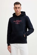 Tommy Hilfiger bluza męska kolor granatowy z kapturem z nadrukiem MW0MW40864