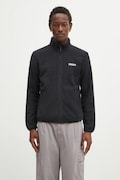Napapijri hanorac fleece T-Dergana culoarea negru, uni, NP0A88V19411
