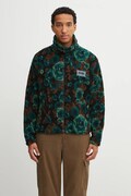 Флісова кофта Napapijri x Martine Rose колір зелений візерунок NP0A4FPLFUB1