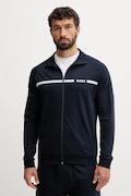 BOSS bluza bawełniana męska kolor granatowy z nadrukiem 50550561