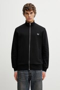 Fred Perry pamut férfi cipzáras melegítőfelső fekete J1327