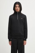 Fred Perry hanorac de bumbac culoarea negru, uni, M3574