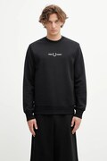 Fred Perry bluza męska kolor czarny z aplikacją M4727