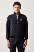 Aeronautica Militare bluza rozpinana męska bawełniana z elastanem granatowa FE1956UF00459