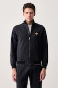 Aeronautica Militare bluza rozpinana męska bawełniana z elastanem granatowa FE1956UF00459