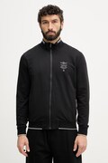 Aeronautica Militare bluza rozpinana męska bawełniana z elastanem czarna FE1956UF00459