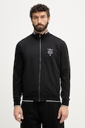 Aeronautica Militare bluza rozpinana męska bawełniana z elastanem czarna FE1956UF00459